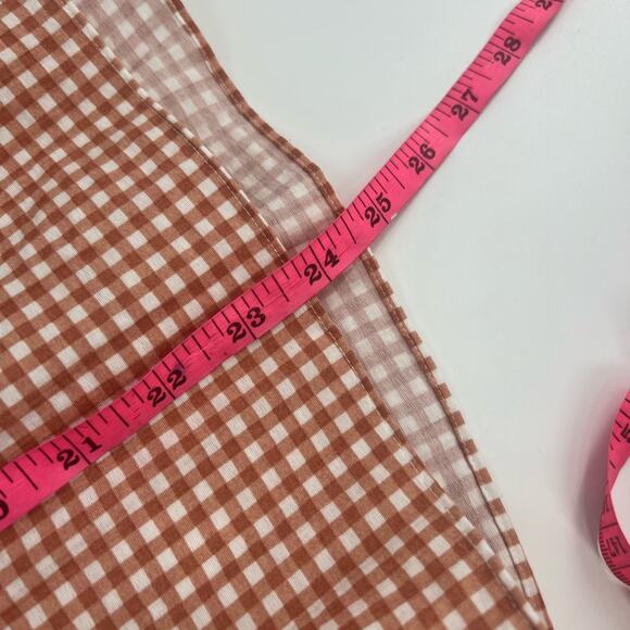 Hunter Bell MIa Terracotta gingham top sz L - Picture 9 of 9